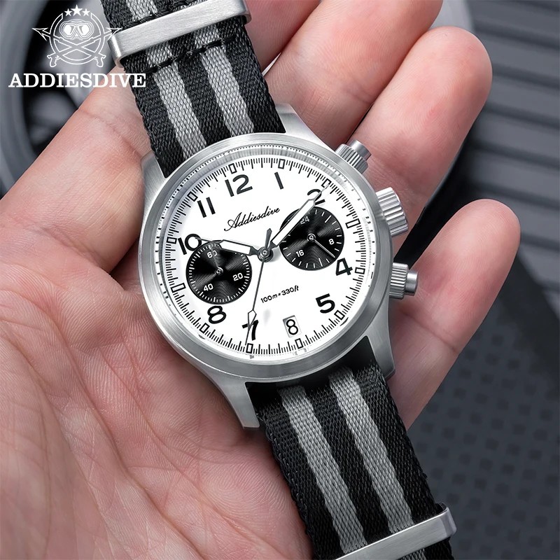 ADDIESDIVE 크로노그래프 시계