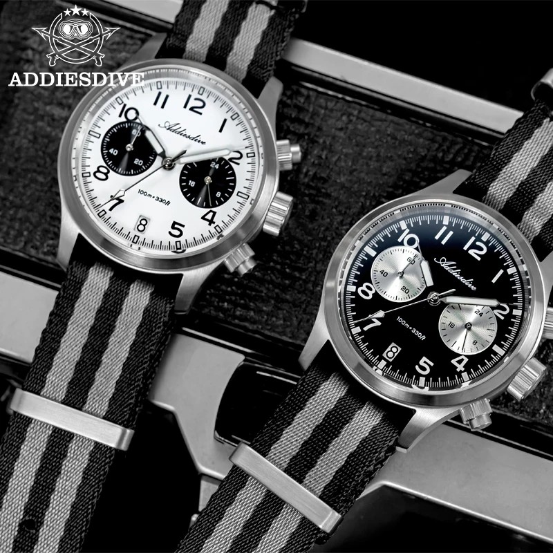 ADDIESDIVE 크로노그래프 시계